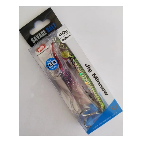 Savage Gear 3d Jig Minnow 40 Gr 9,3 Cm Suni Yem - Görsel 2