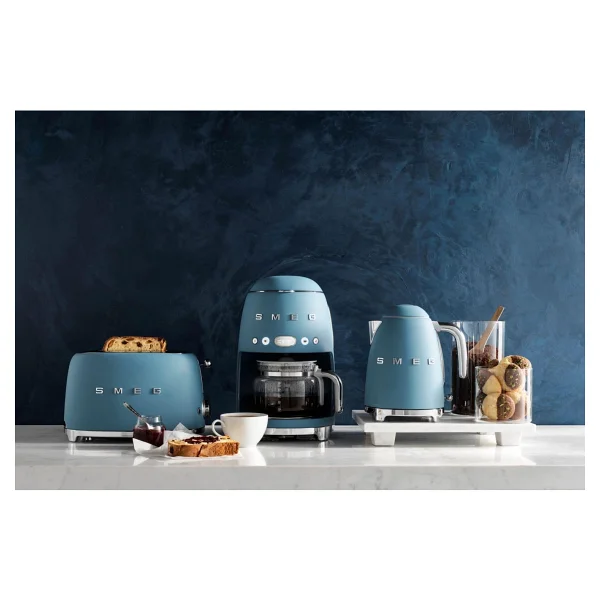 Smeg Dcf02sbmeu Retro Mat Mavi Filtre Kahve Makinesi - Görsel 7