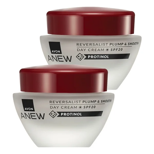 Avon Anew Reversalist Plump & Smooth Gündüz Kremi Spf20 50 Ml. İkili Set - Görsel 6