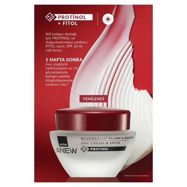 Avon Anew Reversalist Plump & Smooth Gündüz Kremi Spf20 50 Ml. İkili Set - Görsel 5