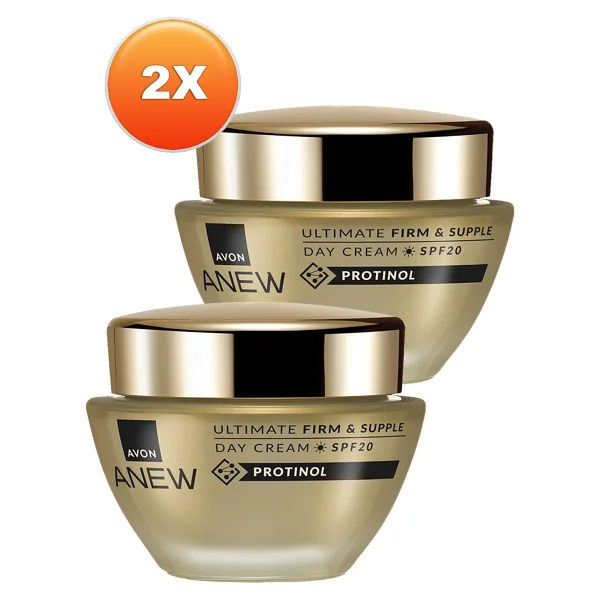 Avon Anew Ultimate Firm & Supple Gündüz Kremi Spf20 50 Ml. İkili Set - Görsel 2