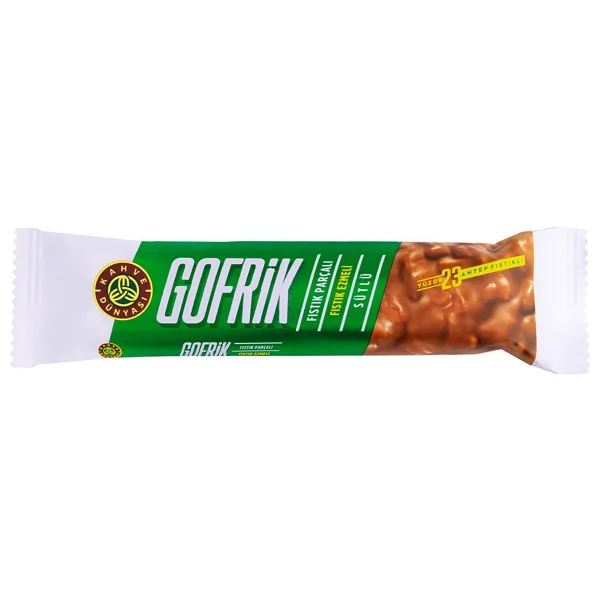 Kahve Dünyası Dünyası Gofrik Antep Fıstıklı Sütlü Gofret 33 Gr X 12 Adet - Görsel 3