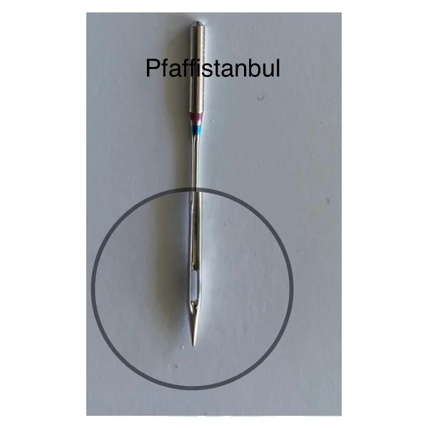 Pfaff Nakış Iğnesi 12 No. (1 Paket=5 Adet) Titanyum (821198096) - Görsel 3