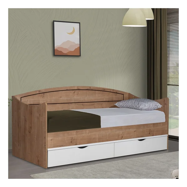 Setay Mobilya Soft Beyaz 90x200 cm Çekmeceli Karyola - Görsel 5