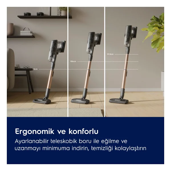 Electrolux 800 Animal Ep82ab25ug Şarjlı Dikey Süpürge - Görsel 3