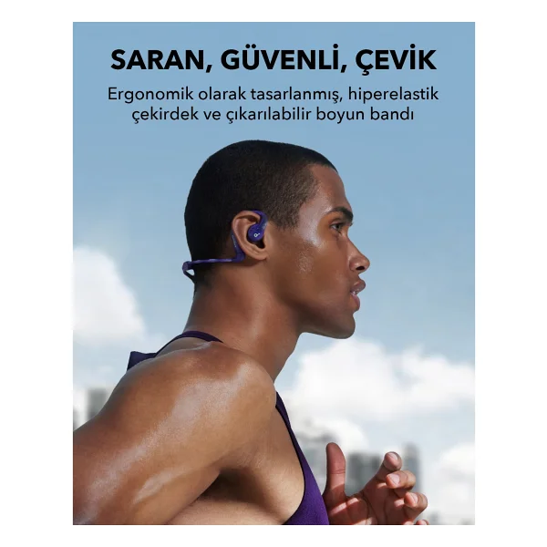 Anker Soundcore Aerofit Pro TWS Mor Open Ear Bluetooth Kulaklık - Görsel 5