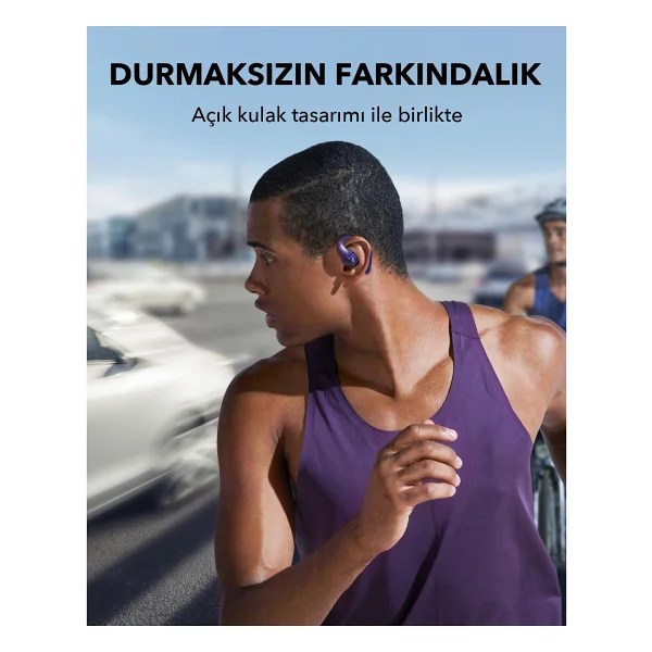 Anker Soundcore Aerofit Pro TWS Mor Open Ear Bluetooth Kulaklık - Görsel 6