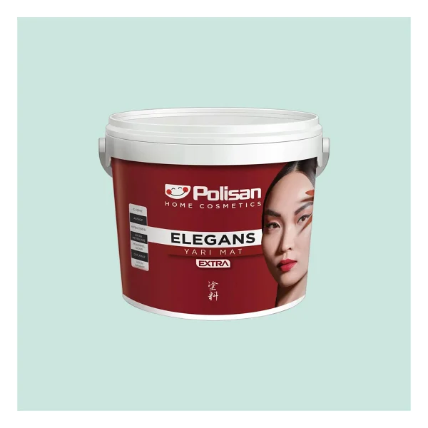 Polisan Beyaz Kum - Ci-6860 2,5 Litre Elegans Extra Yarı Mat İç Cephe Boyası (25600061000) - Görsel 6