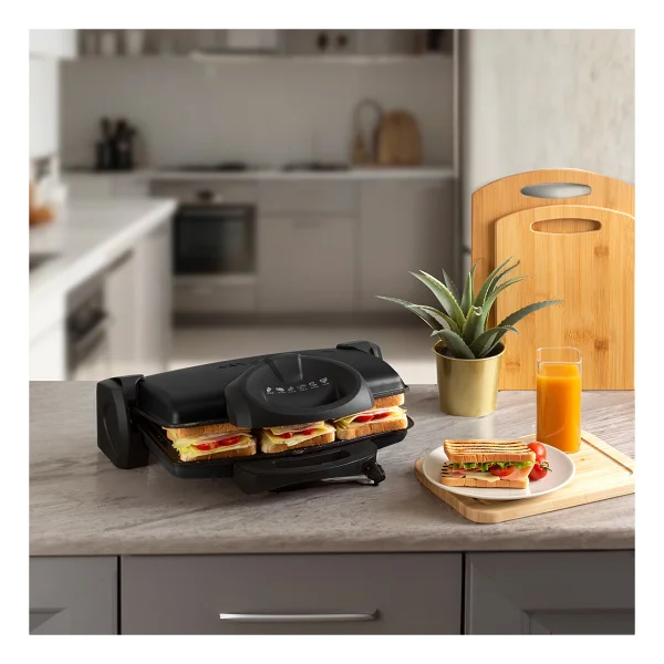 Aryıldız Contact Grill Siyah 1800 W Tost Makinesi - Görsel 7