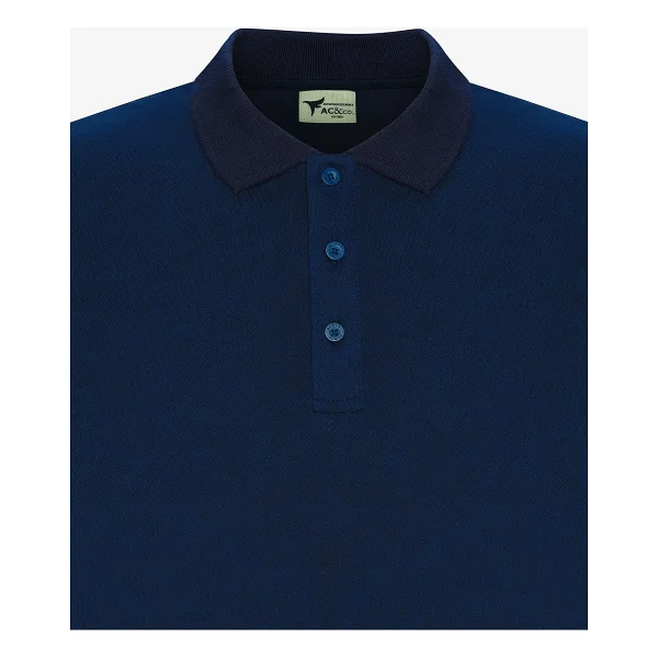Altınyıldız Classics Erkek Çekmeyen Pamuklu Kumaş Slim Fit Dar Kesim Lacivert Kıvrılmaz Polo Yaka Tişört - 51l-Lacivert - Görsel 9