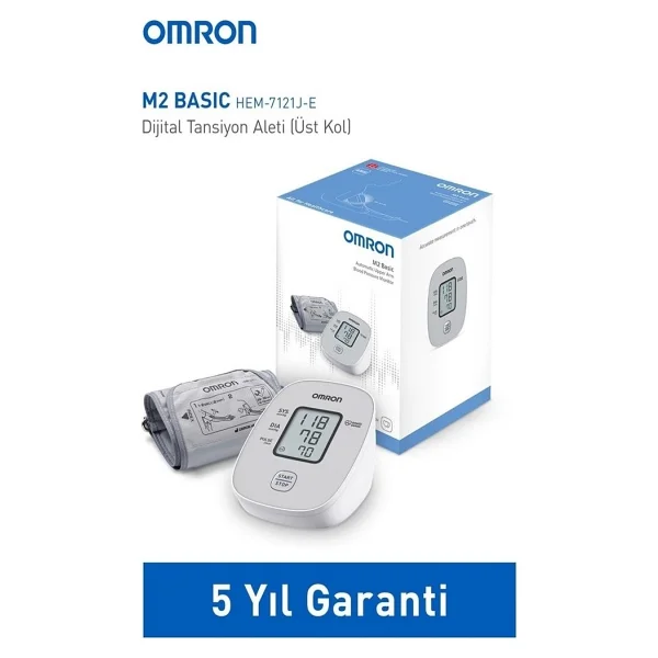 Omron M2 Basic Hem-7121j-E Intellisense Koldan Dijital Tansiyon Aleti - Görsel 2