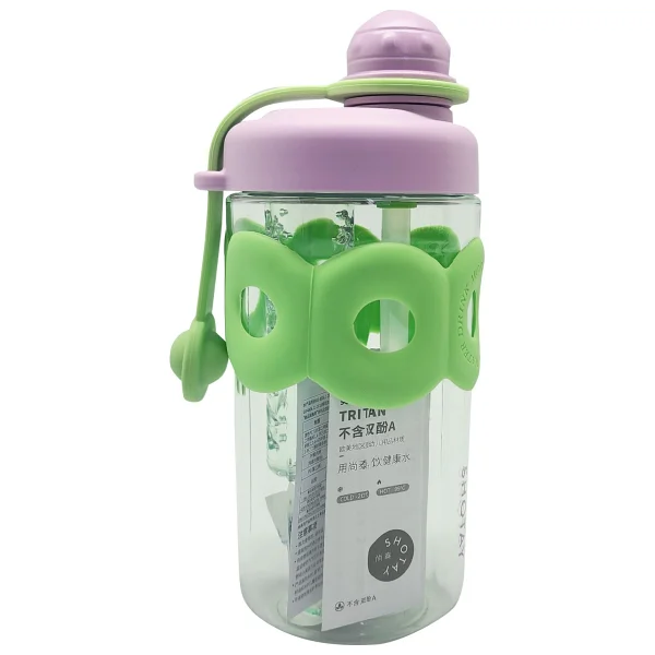 Shotay Bubbl St-7107 Mor 650 Ml Tritan Pipetli Su Matarası - Görsel 5