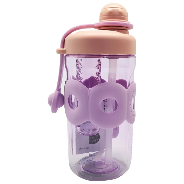Shotay Bubbl St-7107 Mor 650 Ml Tritan Pipetli Su Matarası - Görsel 3