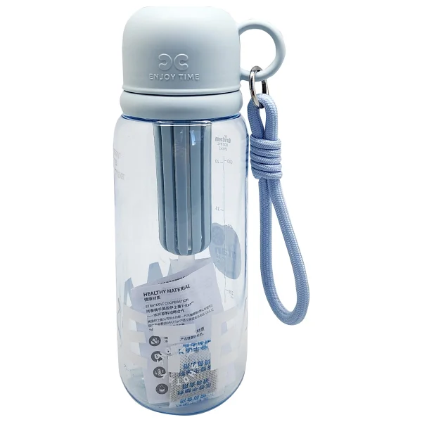 Shotay Cup Cover St-7122 Beyaz 800 Ml Tritan Pipetli Su Matarası - Görsel 3
