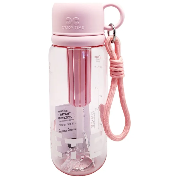 Shotay Cup Cover St-7122 Beyaz 800 Ml Tritan Pipetli Su Matarası - Görsel 5