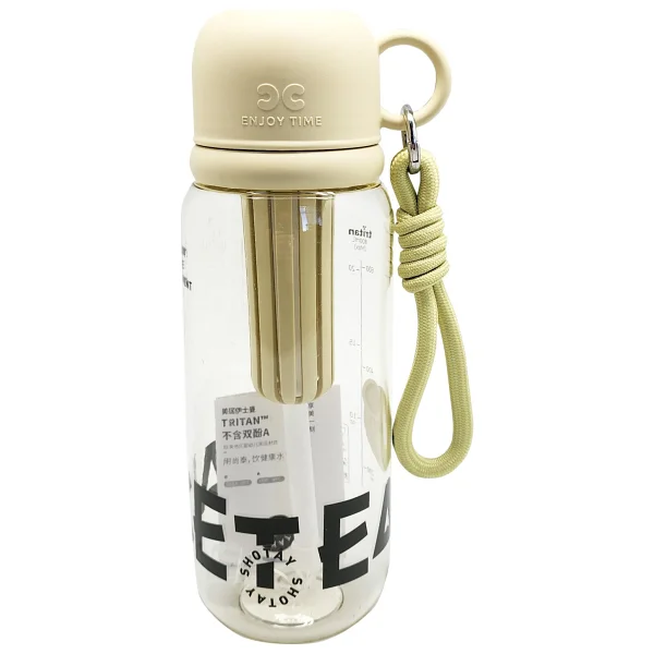 Shotay Cup Cover St-7122 Beyaz 800 Ml Tritan Pipetli Su Matarası - Görsel 4
