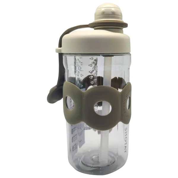 Shotay Bubbl St-7107 Mor 650 Ml Tritan Pipetli Su Matarası - Görsel 2