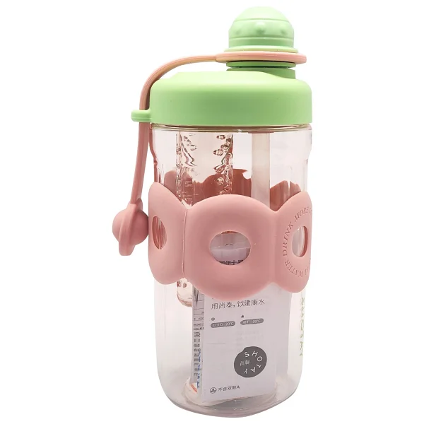 Shotay Bubbl St-7107 Mor 650 Ml Tritan Pipetli Su Matarası - Görsel 4