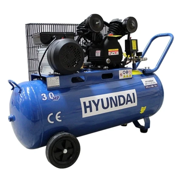 Hyundai Hmv0.25 V 3 Hp 100 Lt Hava Kompresörü - Görsel 4