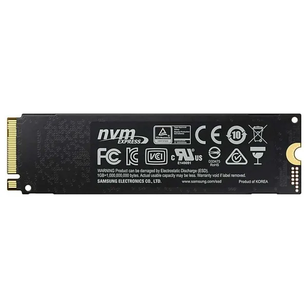 Samsung 970 Evo Plus NVMe M.2 SSD 1TB 3500 mb Okuma 3300 mb Yazma Hızı M.2 PCIe Bağlantı Tipi - Görsel 2