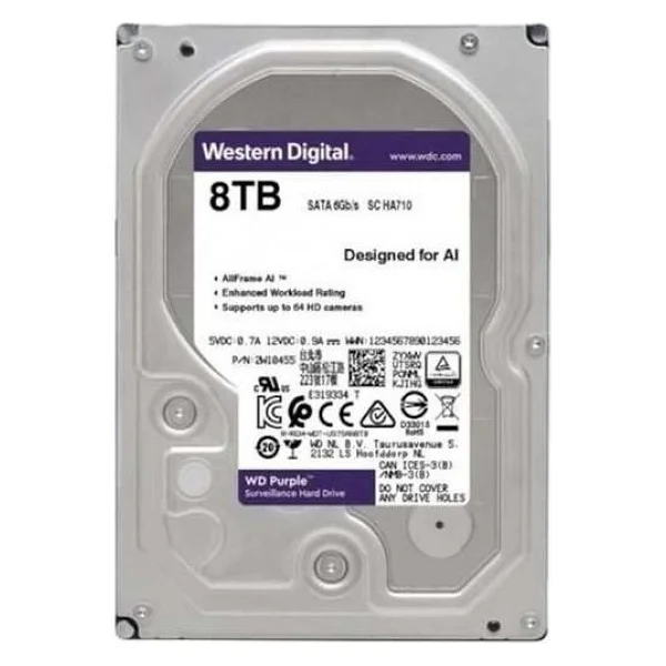 Western Digital Purple Wd84purz Sata 3.0 3.5" 8 TB Harddisk - Görsel 2