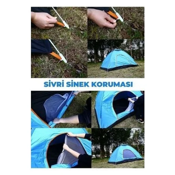 Realx 4 Kişilik Otomatik Çadır - Görsel 6