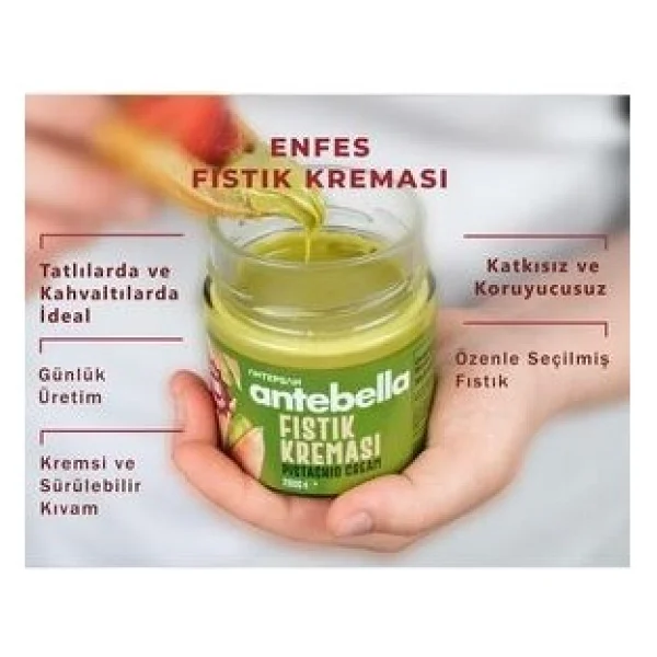 Antebella Antep Fıstığı Kreması 200 Gr - Görsel 5