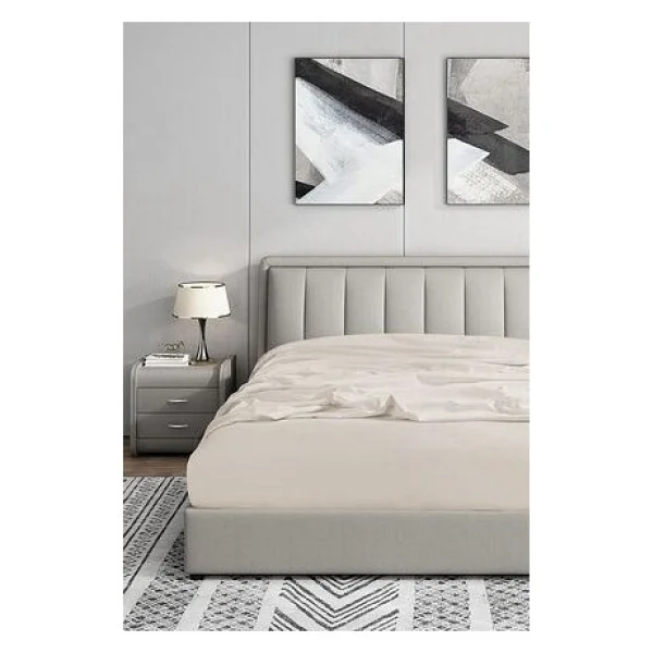 Soley Jersey %100 Doğal Pamuklu Tek Kişilik 120 X 200 Lastikli Çarşaf - Ekru - 120 X 200 Cm - Görsel 10