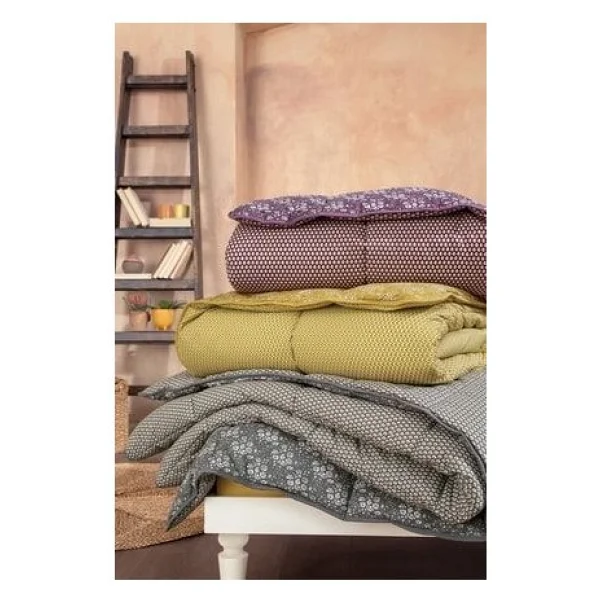 Yataş Mix&Match Thalia Antrasit 195x215 cm Çift Kişilik Yorgan - Görsel 4