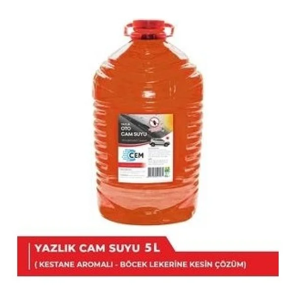 Cem 5 Lt Yazlık Oto Cam Suyu - Görsel 6