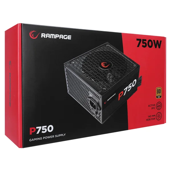Rampage P750 750 W Beyaz Power Supply - Görsel 5