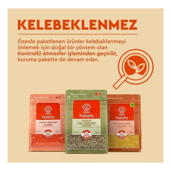 Hasata Köy Sofrası Pilavlık Bulgur 1 Kg - Görsel 5