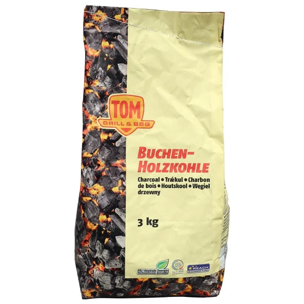 Buchen Mangal Kömürü Briket Sıkma 3 Kg (Sarı) - Görsel 2