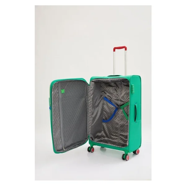Benetton BNT2200 Ultra Light Kumaş Kabin Boy Valiz - Görsel 4