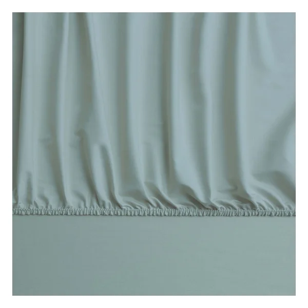 Linens Mix&Match Yeşil Pamuk Saten Tek Kişilik Lastikli Çarşaf - Görsel 3