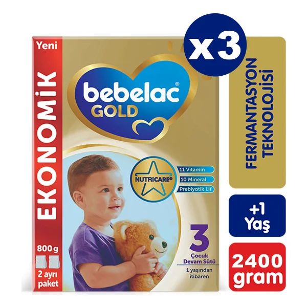 Bebelac Gold 3 Devam Sütü 800 Gr 3 Adet - Görsel 3