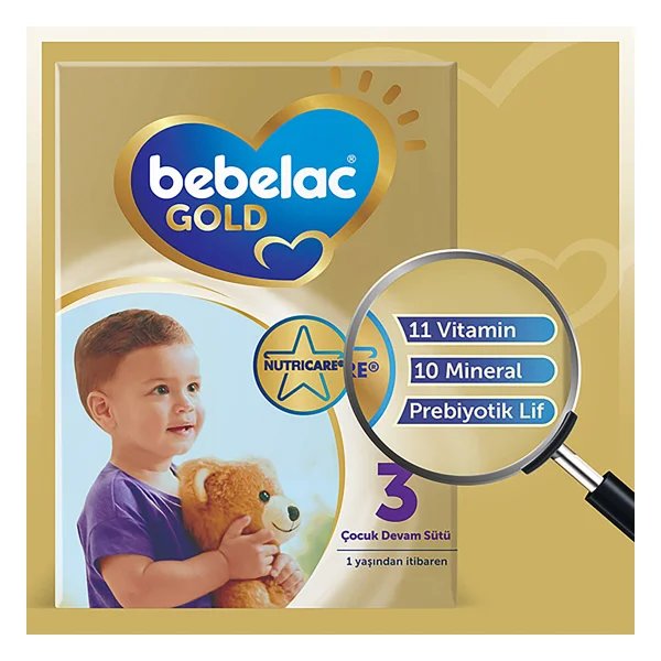 Bebelac Gold 3 Devam Sütü 800 Gr 3 Adet - Görsel 4