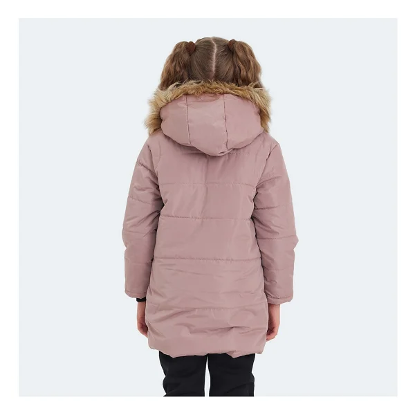 Slazenger Camelia Kapüşonlu Pudra Çocuk Mont - Görsel 2