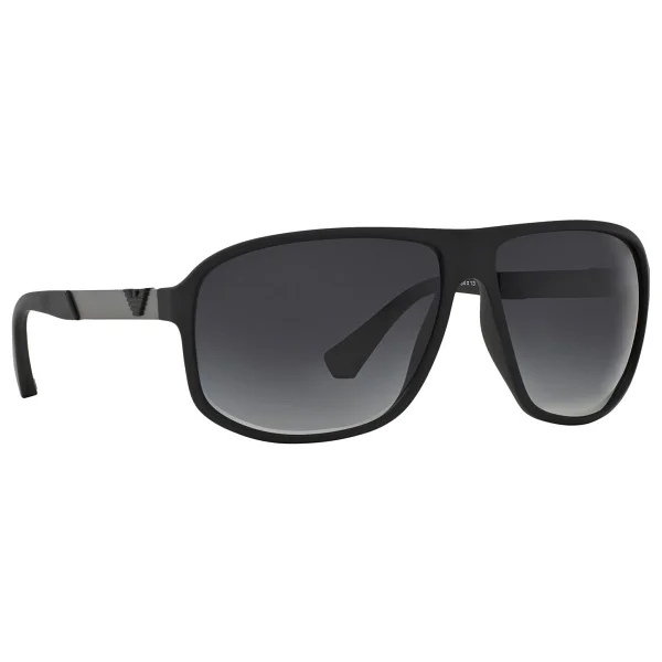 Emporio Armani EA4029 50638G Rubber Black-Grey Erkek Güneş Gözlüğü - Görsel 2