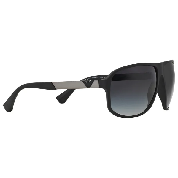 Emporio Armani EA4029 50638G Rubber Black-Grey Erkek Güneş Gözlüğü - Görsel 3