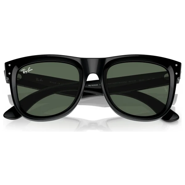 Ray-Ban Wayfarer Reverse R0502s 6677vr Black-Dark Green Güneş Gözlüğü - Görsel 4