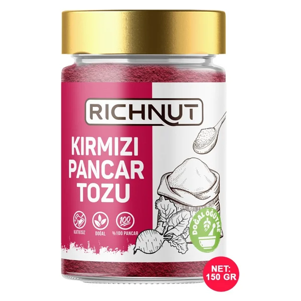 Richnut Kırmızı Pancar Tozu 150 Gr - Görsel 2