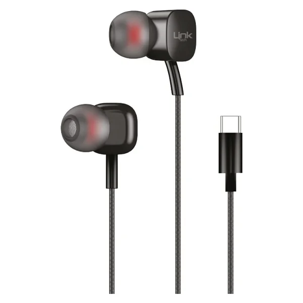Linktech H16 Siyah Type-C Kablolu Kulak İçi Kulaklık - Görsel 4