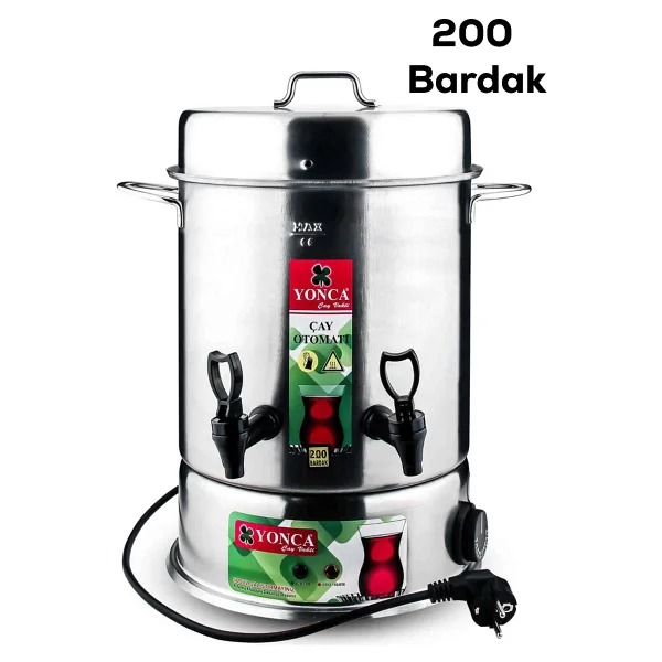 Lines Yonca 200 Bardak Elektrikli Semaver Çay Otomatı - Görsel 3