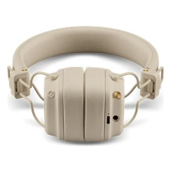 Marshall Major V Krem Kulak Üstü Bluetooth Kulaklık - Görsel 2