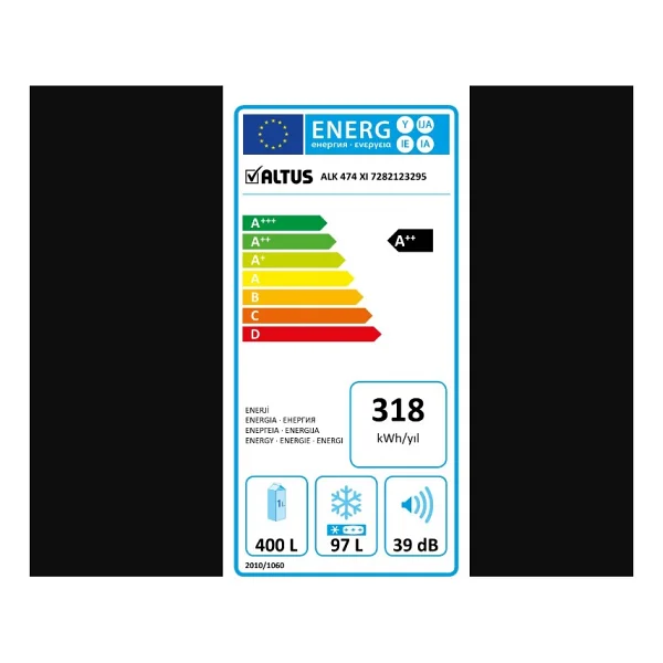 Altus Alk 474 Xıe Kombi No Frost Buzdolabı - Görsel 6