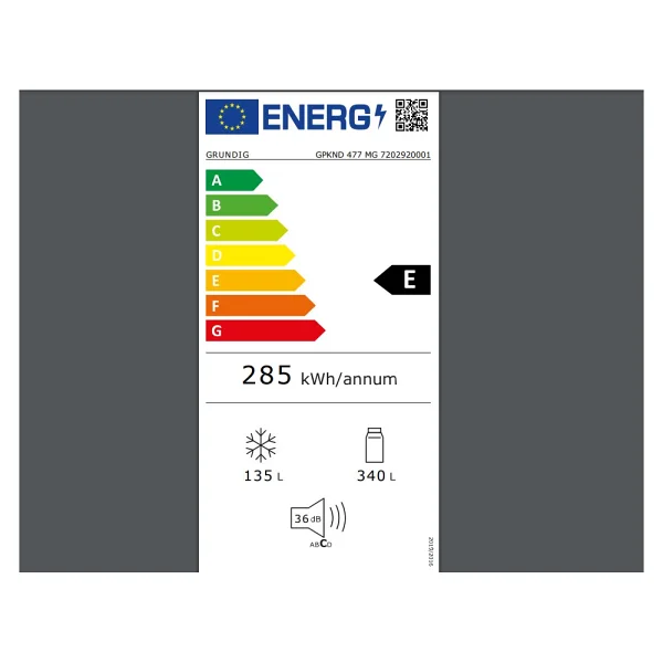 Grundig Gpknd 477 Mg Kombi No Frost Buzdolabı - Görsel 8