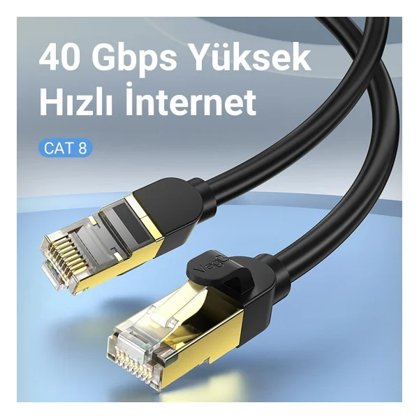 Veggieg E805 Stp 3 M Cat8 Patch Kablo - Görsel 4