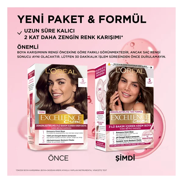 L'oreal Paris Excellence Creme 5 Kahve Saç Boyası - Görsel 5