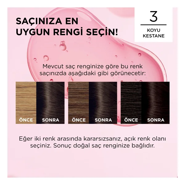 L'oreal Paris Excellence Creme 3 Koyu Kestane Saç Boyası - Görsel 10
